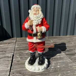 Weihnachtsmann Nikolaus Sack Figur Statue Skulptur Werbefigur Deko Außen Deko