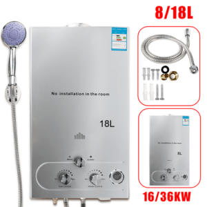 8/18L LPG Propan Warmwasserbereiter Durchlauferhitzer Wasserspeicher Boiler DE