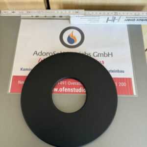 Große Rosette Wandrosette schwarz 80 mm ø Durchmesser  AdoroSol Vertriebs GmbH