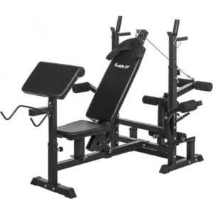MOVIT Kraftstation PRO Multistation Fitnessstation Homegym Hantelbank Gewichte