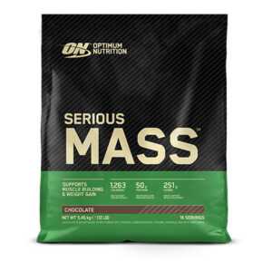 Optimum Nutrition Serious Mass 5.45kg Weight Gainer BCAA (12,82€/kg)