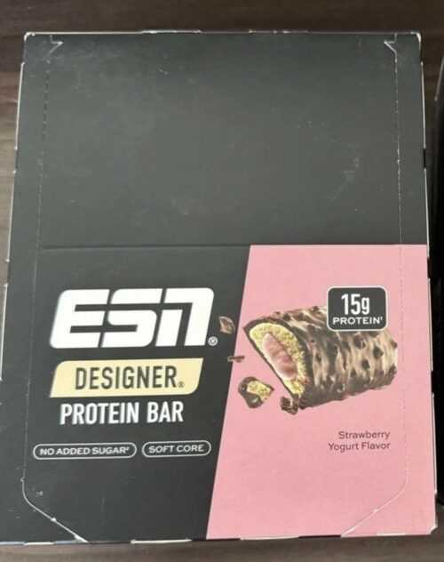 ESN - Designer Protein Bar - Strawberry Yoghurt Flavor