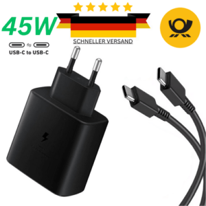 45W Schnell Ladegerät Ladekabel USB-C Für Original Samsung S25 S24 S23 S22
