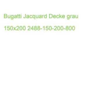 Bugatti Jacquard Decke grau 150x200 2488-150-200-800