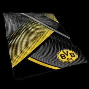 BVB-Fleecedecke mit Punkten 150x200 cm Kuscheldecke