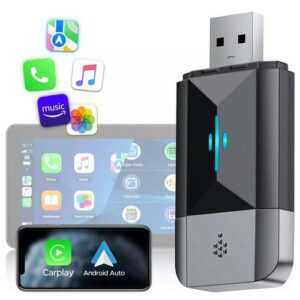 Wireless CarPlay Adapter USB Typ-C Dongle Box Für Apple CarPlay Android Auto