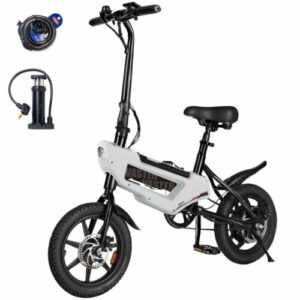 E Bike 14 Zoll E-Faltrad E-Klapprad E-Bike 36V Herausnehmbare Batterie