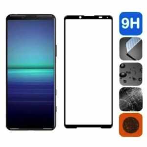 Sony Xperia 5 III Panzerfolie Bildschirmschutz aus Echtglas Hartglas vollflächig