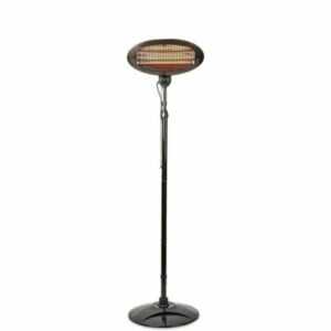 Neuer Nedis Heizkörper / Terrassenheizer mit Standfuß - 190 cm - 3 Stufen 650/1300/2000W.