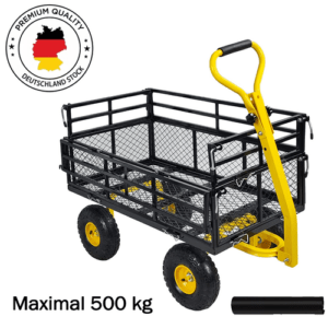 Nisorpa Faltbar Bollerwagen Transportwagen Gartenwagen Gerätewagen Handwagen