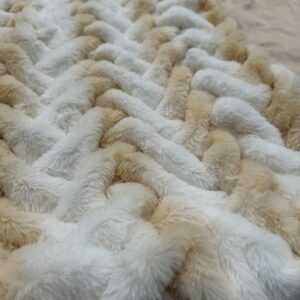 Alfredo Pauly Premium Chinchilla Optik Wendedecke Wohndecke 150 x