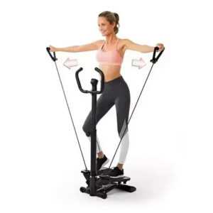 Crivit Swing Stepper mit Griff schwarz Griff  Heimtrainer Fitnessgerät Neu OVP