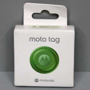 Motorola Moto Tag Smart Tracker, (Android 9+ kompatibel, Bluetooth 5.4, IP67