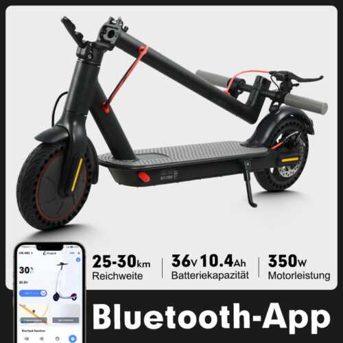 350W Straßenzulassung Faltbarer E-Scooter| 8.5 Zoll Reifen|30km Reichweite + APP