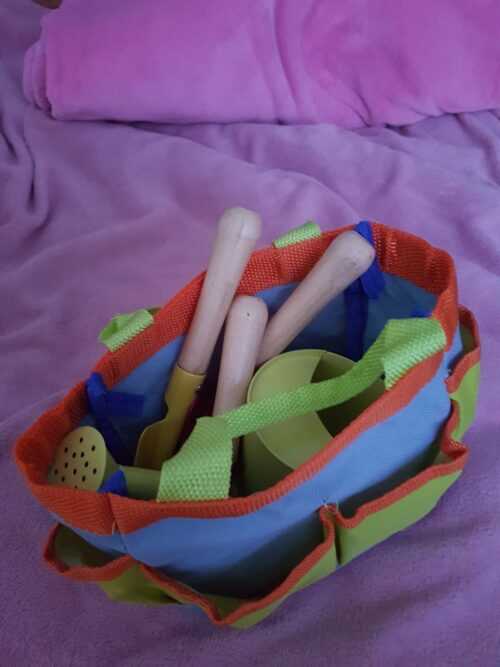 Kinder  Mini Gartengeräte Set   5 Teilig Kaum gebraucht