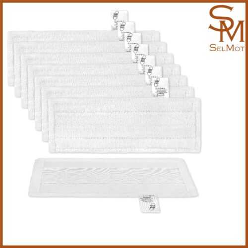 Hochwertiges 8er Set Mikrofaser Bodentücher für Kärcher Dampfreiniger SC 2-5
