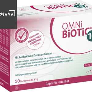 Omni Biotic 10 | 30 Portionen (150G) | 10 Bakterienstämme | 10 Mrd. Keime Pro Ta
