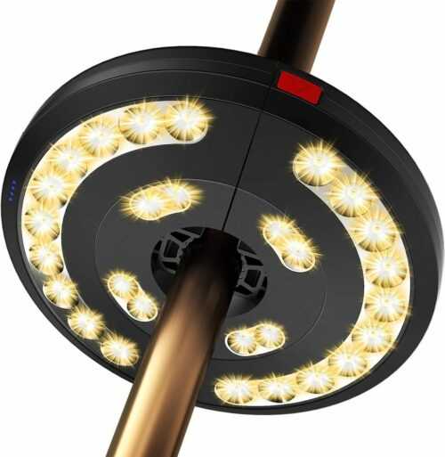 LED Sonnenschirmlampe Sonnenschirm Beleuchtung Gartenschirm Lampe Schirmleuchte