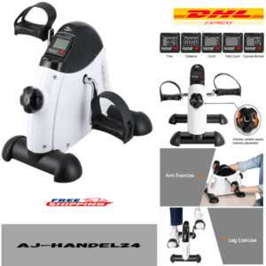 Mini Heimtrainer Fitnessgerät mit Einstellbarem Widerstand, Rutschfester Matt...