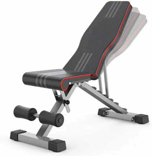 Multifunktion Hantelbank Schrägbank Fitnessgerät klappba Fitnessbank Sit Up Bank
