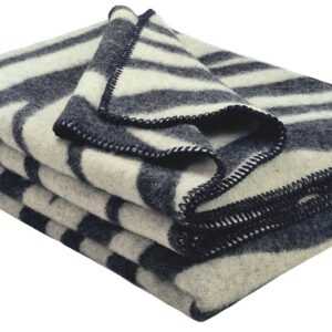 Wohndecke 100% Schurwolle Plaid Decke 150 x 200 cm Selva