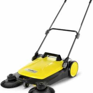 Kärcher Kehrmaschine S 4 Twin Max Flächenleistung 2400m²/h 2 Seitenbesen Behält.