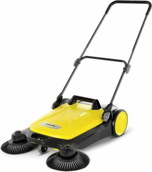 Kärcher Kehrmaschine S 4 Twin Max Flächenleistung 2400m²/h 2 Seitenbesen Behält.