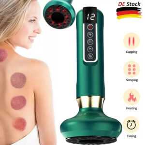 12 Saug Vakuum Massagegerät Anti Cellulite Elektrische Schröpf Massage Gerät DE