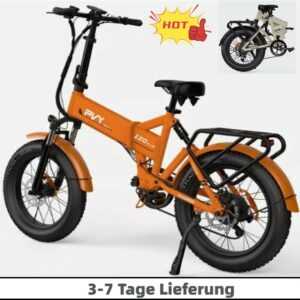 NEW PVY Z20 Plus 20 Zoll Elektrofahrrad,Dicke Reifen E-Bike,16.5Ah E-Citybike