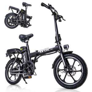 E-Bike 250W Foldable Electric Bike, 16in  Bicycle,Bike for Adults/Teens 36V