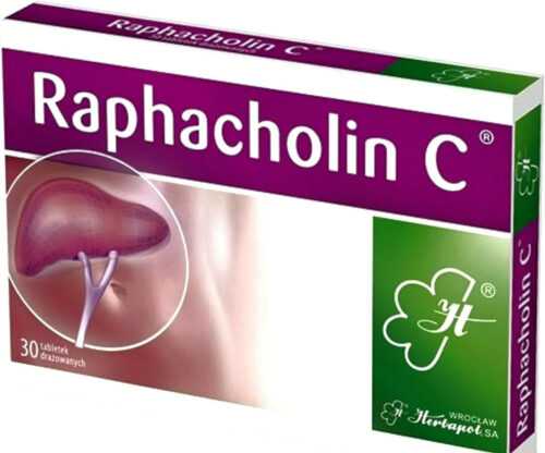 Raphacholin C N 30/60/90 Tabletten. Entgiftung und Reinigung der Leber Verdauung