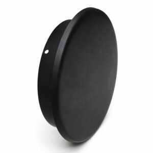 Rauchrohr / Ofenrohr 160mm - Blindkappe schwarz DN160 Kaminrohr Ofen Rohr