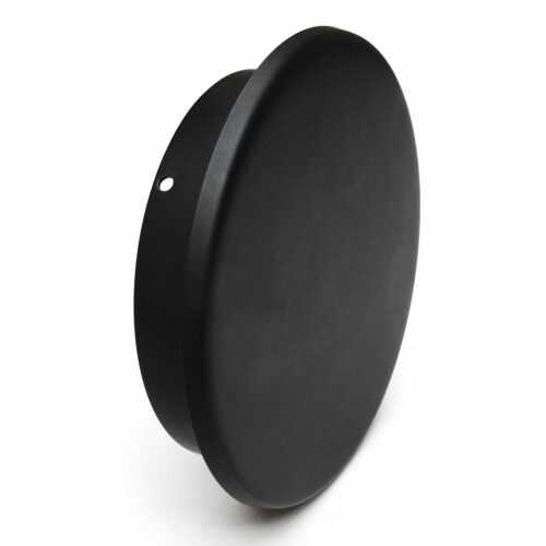 Rauchrohr / Ofenrohr 160mm - Blindkappe schwarz DN160 Kaminrohr Ofen Rohr