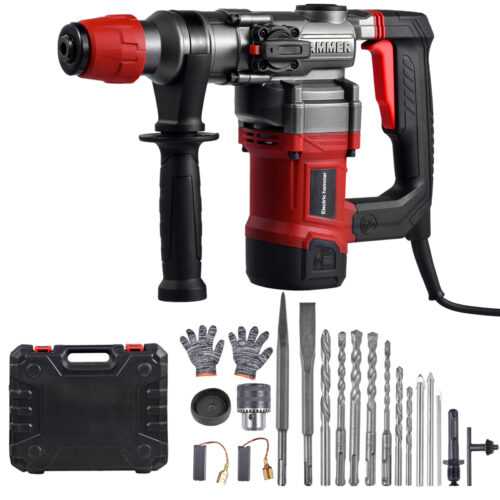 2000W SDS+ Bohrhammer und Meißelhammer, Schlaghammer, Koffer und Zubehör
