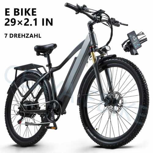 29 Zoll E-BIKE Damen/Herren E-Mountainbike 48V 18AH Akku Elektrofahrrad