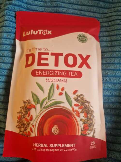 Lulotox Detox Tee 28x Gewichtsverlust Diät Teebeutel Fettverbrennung