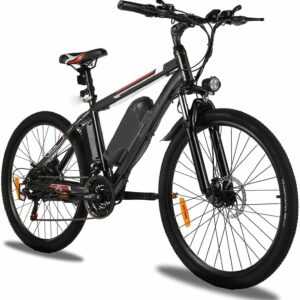 26" E-Bike mit 36V 10,4Ah Herausnehmbarer Batterie Commuter Electric Bike 25km/h