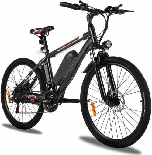 26" E-Bike mit 36V 10,4Ah Herausnehmbarer Batterie Commuter Electric Bike 25km/h