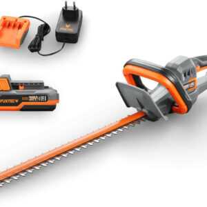 Heckenschere 20V mit Akku & Ladegerät – 52 cm Schnittlänge, kabellos, FX-E1HS20