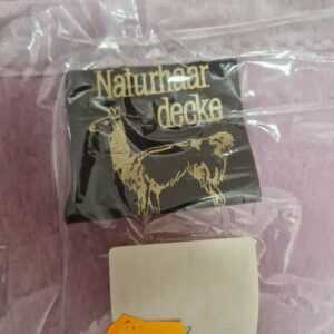 Alpaka Lama Naturhaarfell Decke Schurwolle lila Flieder NP 943€