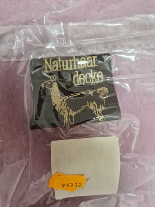 Alpaka Lama Naturhaarfell Decke Schurwolle lila Flieder NP 943€