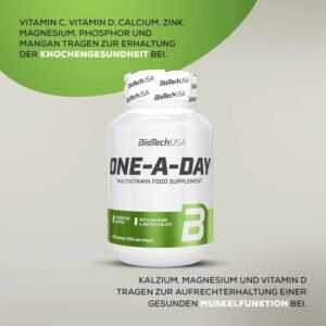 BioTech USA One a Day Multivitamin & Mineral Complex - 100 Tabletten