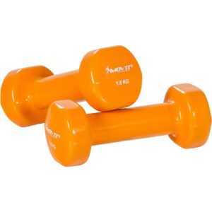 Movit® Kurzhantel Set Vinylhanteln Hantel Set Gymnastik Aerobic Fitness 2er Set
