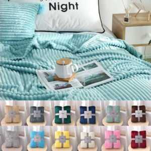 Wohndecken Kuscheldecke Flauschige Fleecedecke Warm Sofadecke