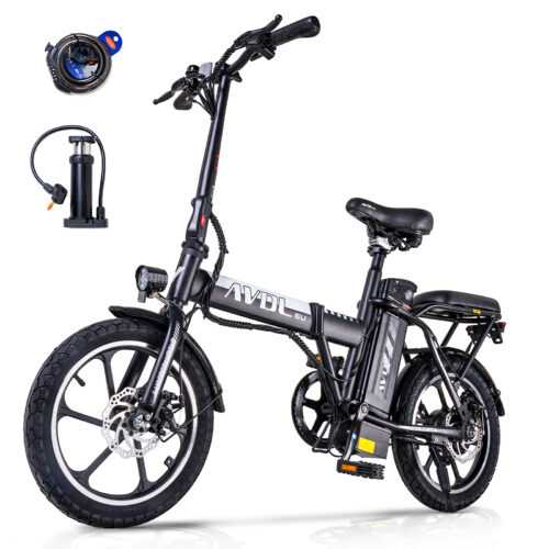 E Bike Klapprad 16 Zoll Elektrofahrräder Faltbares E-City Bike Abnehmbare Batter