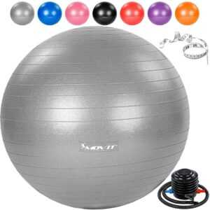 Movit® Gymnastikball Yoga Ball Sitzball Pilatesball Fitnessball Pezziball
