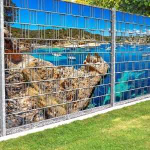 Zaunsichtschutz Strand Lagune Sichtschutzstreifen Garten Zaun