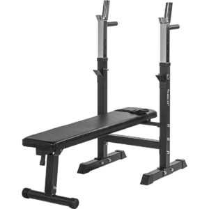 Movit® Hantelbank Ablage Klappbar Schrägbank Flachbank Trainingsbank Fitnessbank