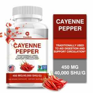 Cayennepfeffer 450mg - Abnehmen, Fatburner, Appetitzügler, Verdauungsmittel