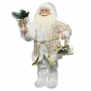Deko Nikolaus Weihnachtsmann Weihnachten Figur Weihnachtsdeko Santa Claus 45 cm